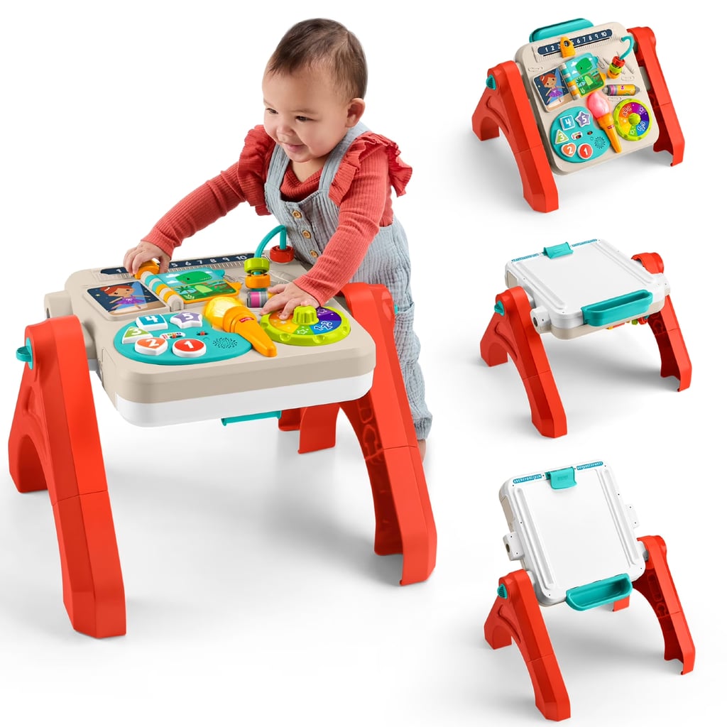 Fisher-Price Laugh & Learn 4-in-1 Activity Table & Easel  ($55, originally $65)
For the baby or toddlerin your life — whether it's a niece, nephew, or your friend's little one who's suddenly crawling everywhere — this activity table and easel is a winner. It keeps them entertained and out of mischief, thanks to three Smart Stages learning levels and 135+ songs, sounds, and phrases that teach colors, numbers, counting, and more.