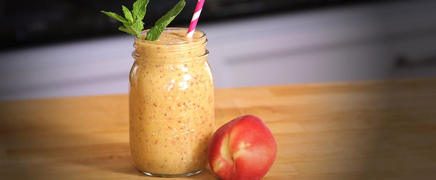 Vegan Peaches and Cream Smoothie Recipe