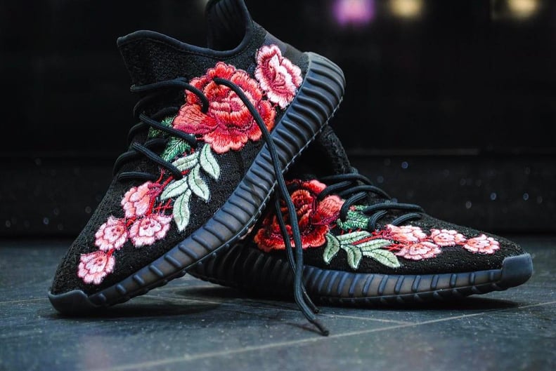 Embroidered Yeezy Boost Sneakers