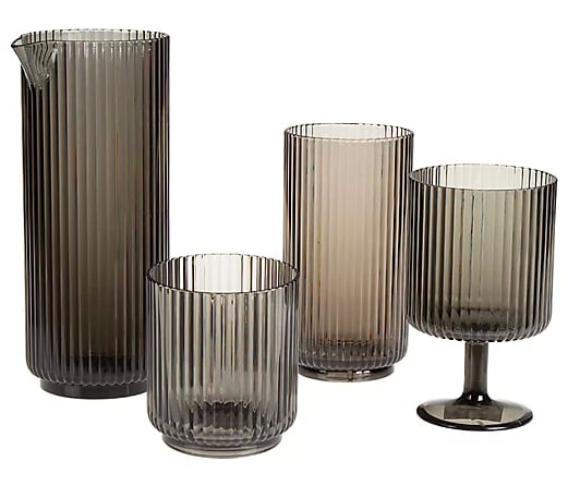 Studio 3B Textured Grey Drinkware Collection