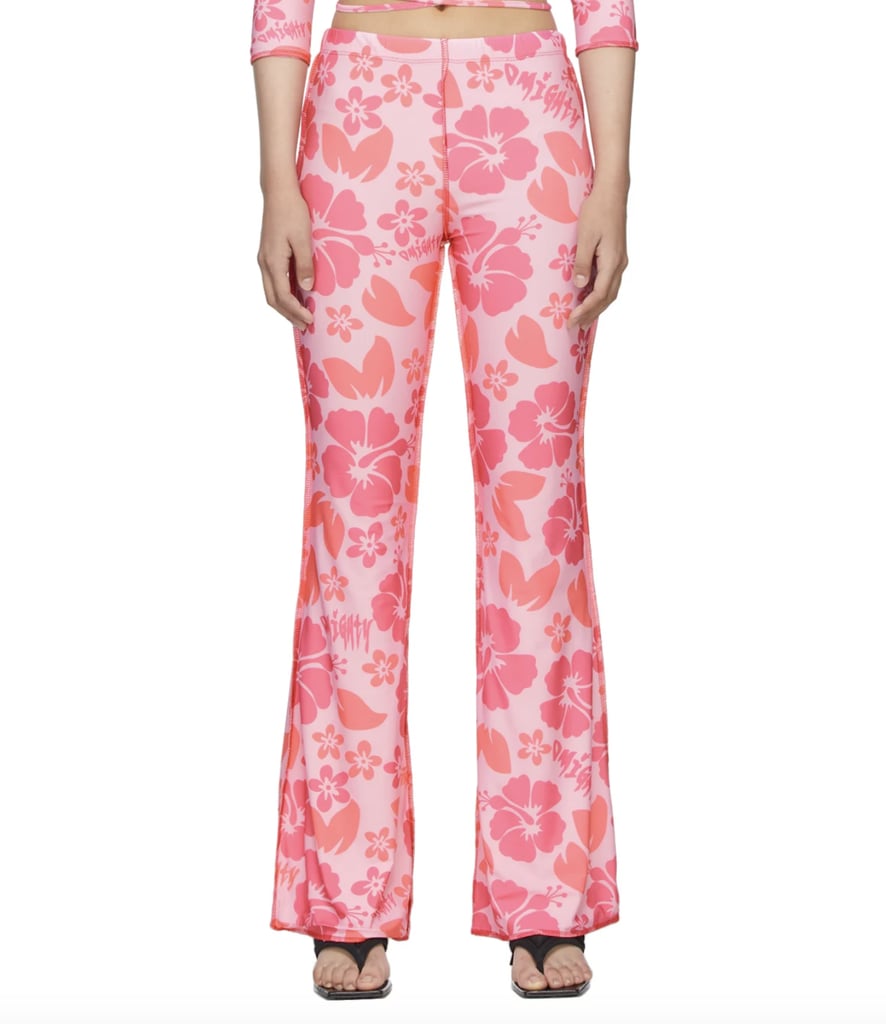 Omighty SSense Pink Floral Hibiscus Trousers