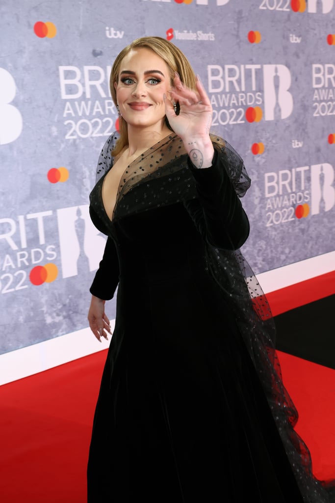 Adele Wears an Armani Dress at the 2022 BRIT Awards