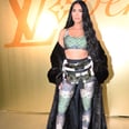 Kim Kardashian Wows in a Pixelated Top & Leggings at the Louis Vuitton Show
