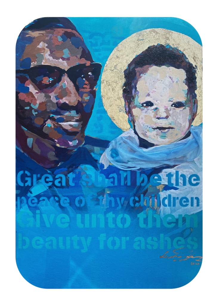 "Young Eric Garner . . . Isaiah 54:13" by Sophia Dawson
