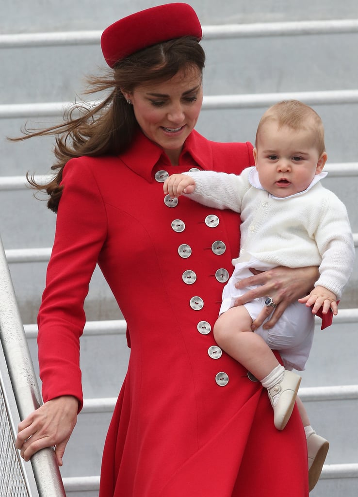 Kate Middleton and Prince William Start Tour With George
