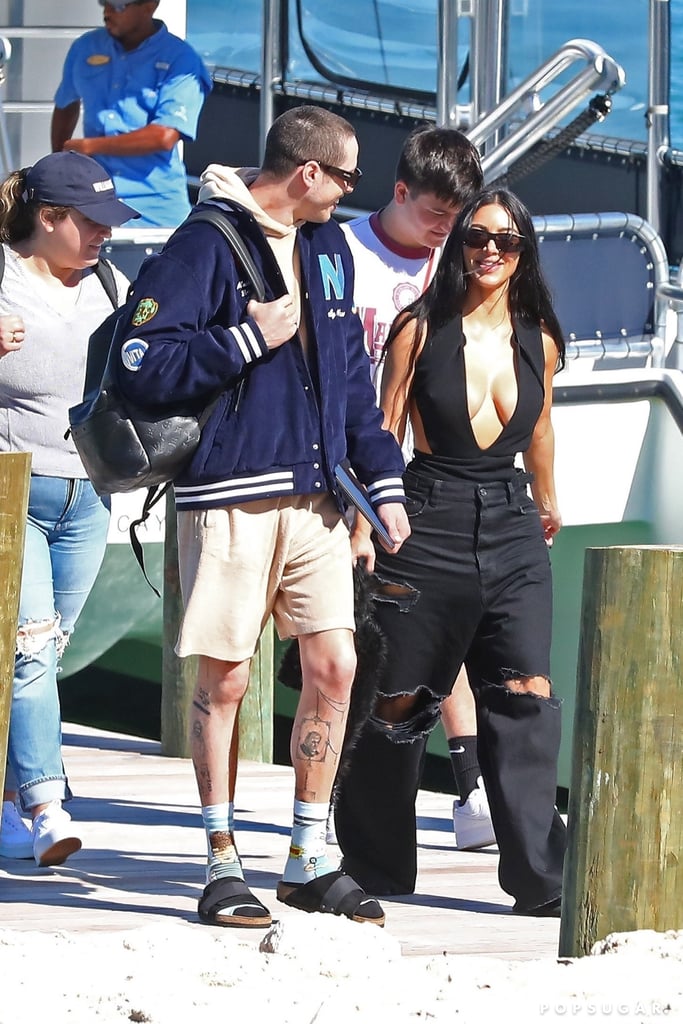 Kim Kardashian and Pete Davidson Vacationing in the Bahamas