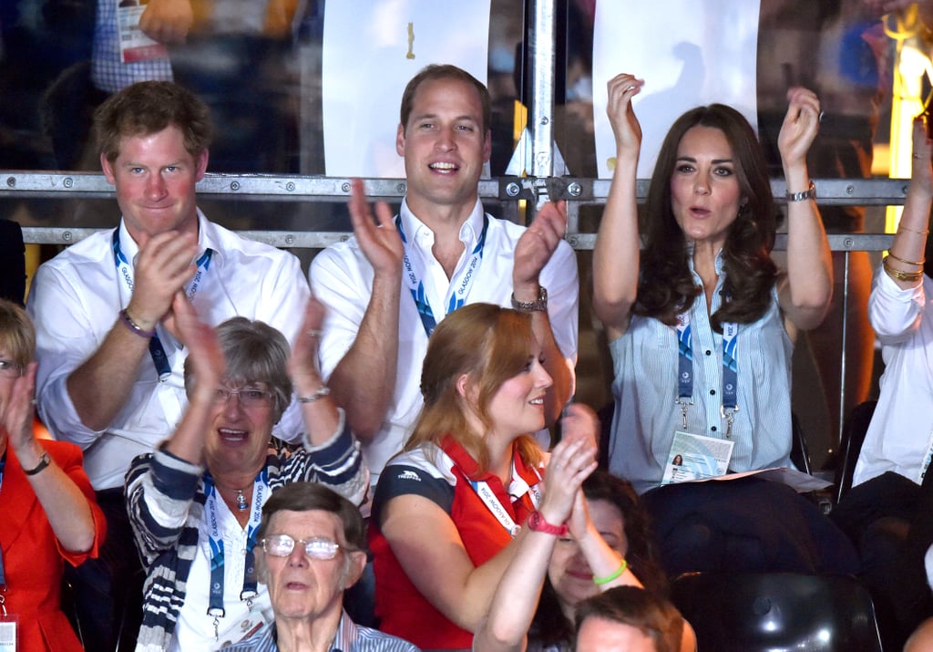The Duke and Duchess of Cambridge at Commonwealth Games 2014