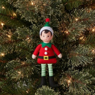 Elf Boy Christmas Tree Ornament