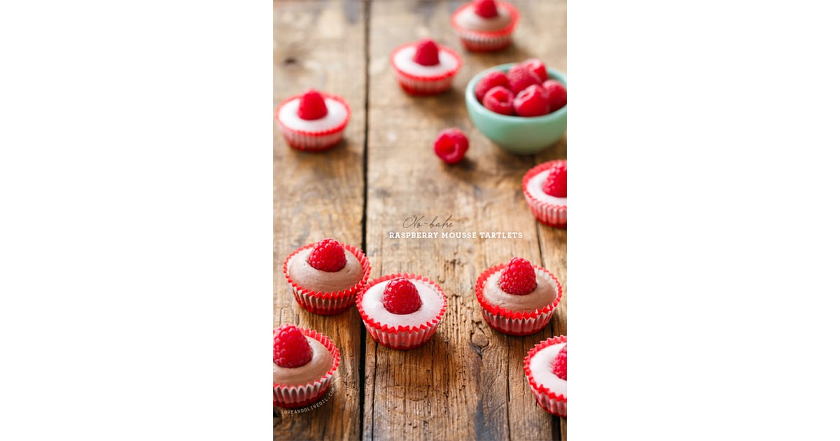 No-Bake Raspberry Mousse Tartlets | Mini Dessert Recipes | POPSUGAR