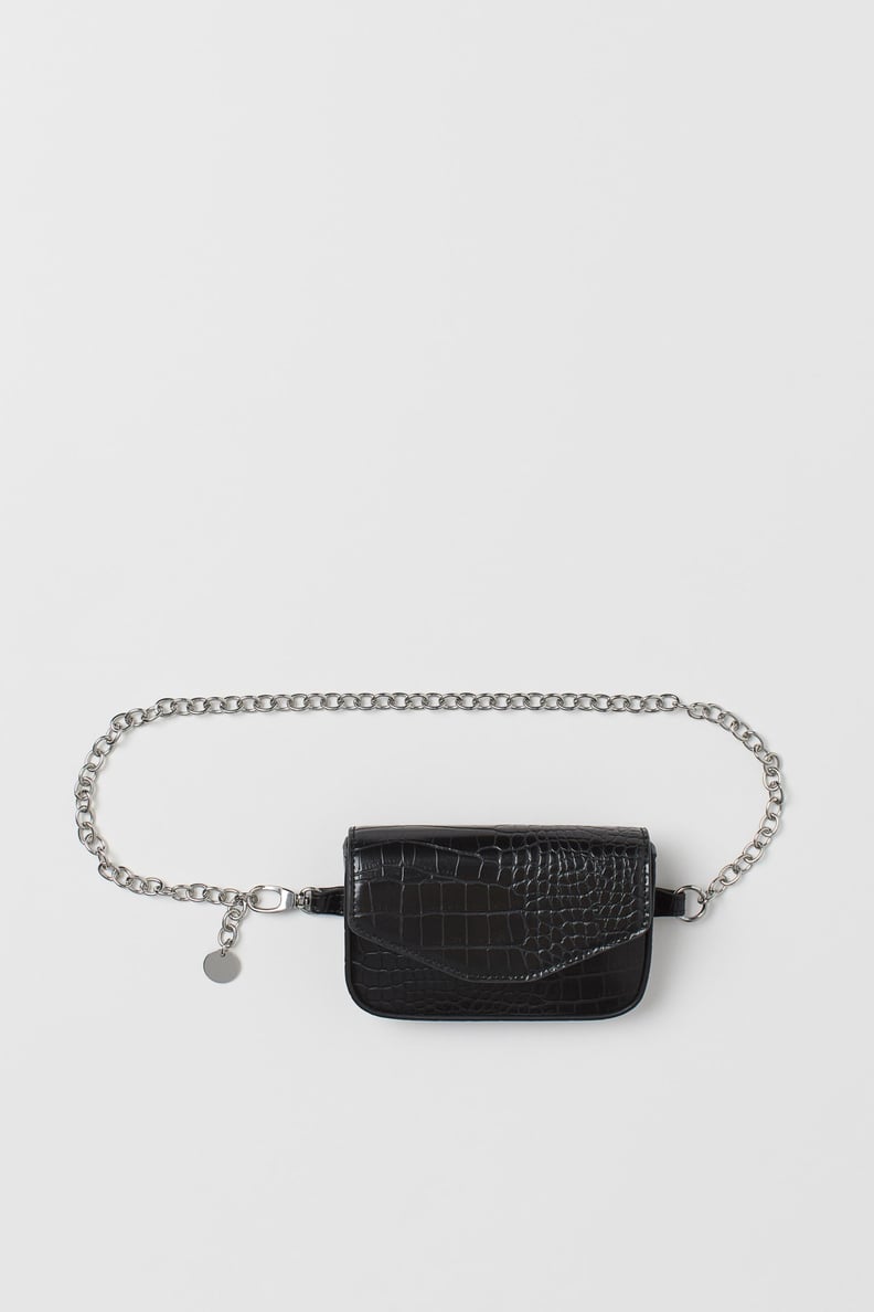 Metal-chain Belt Bag