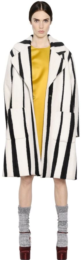 Striped Blend Wool Coat ($3,380)