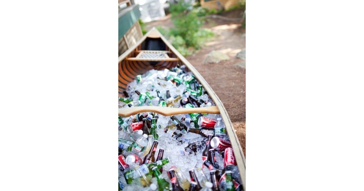 Beverage Canoe Outdoor Drink Stations For Weddings POPSUGAR Home