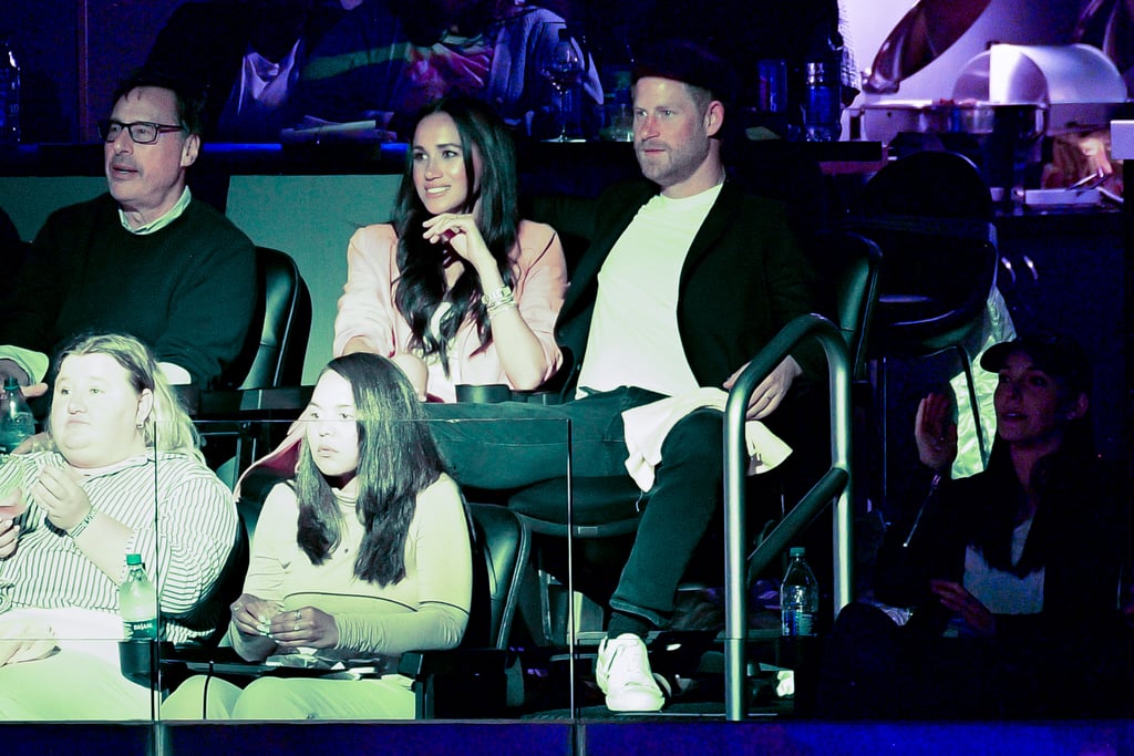 Prince Harry and Meghan Markle's Attend Lakers Game Photos