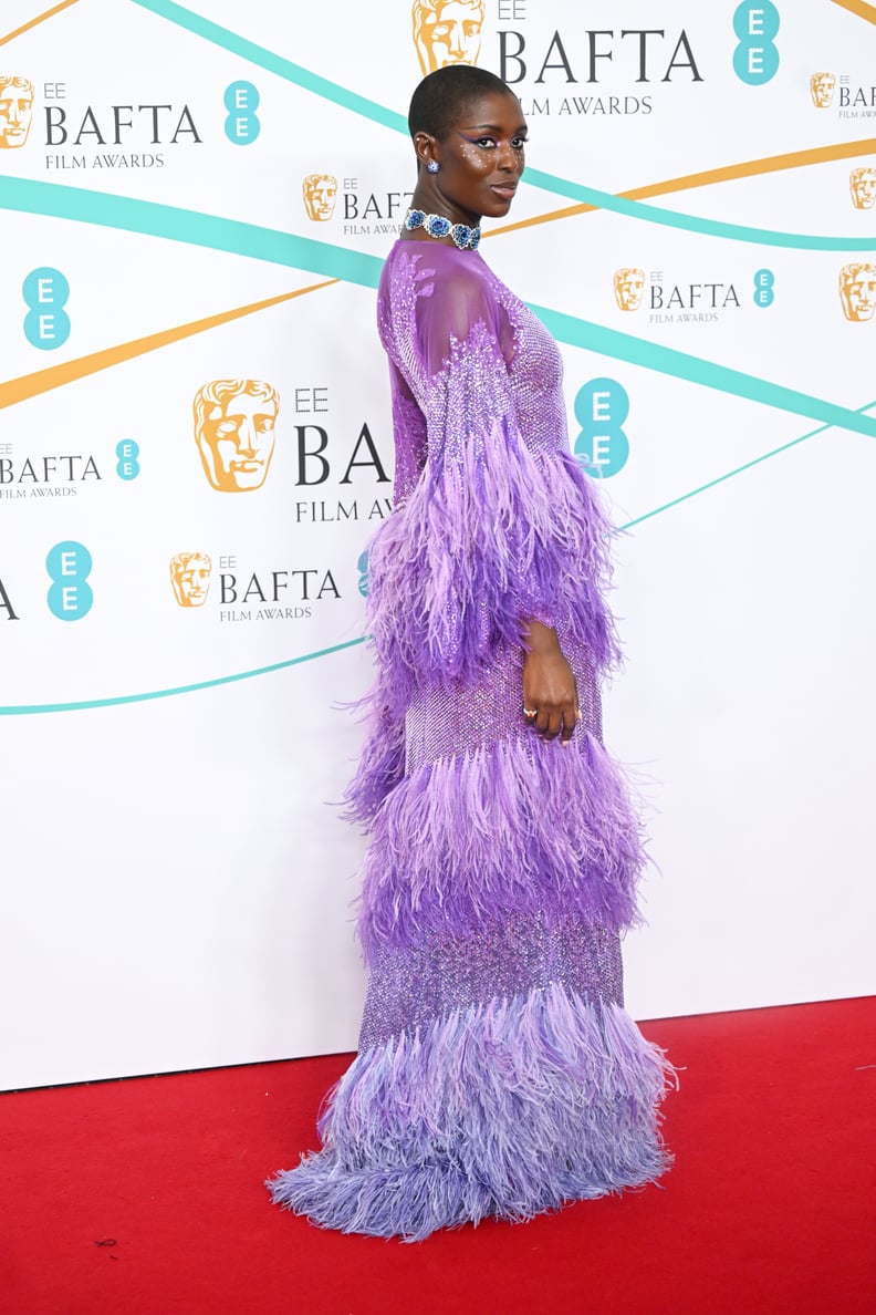 Jodie Turner-Smith's Crystal Makeup at the 2023 BAFTAs