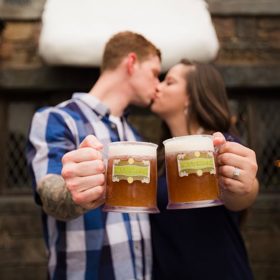 Engagement Photos at the Wizarding World of Harry Potter