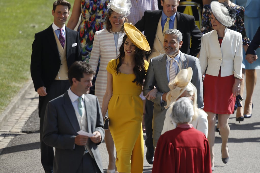 George and Amal Clooney at Royal Wedding 2018 Pictures