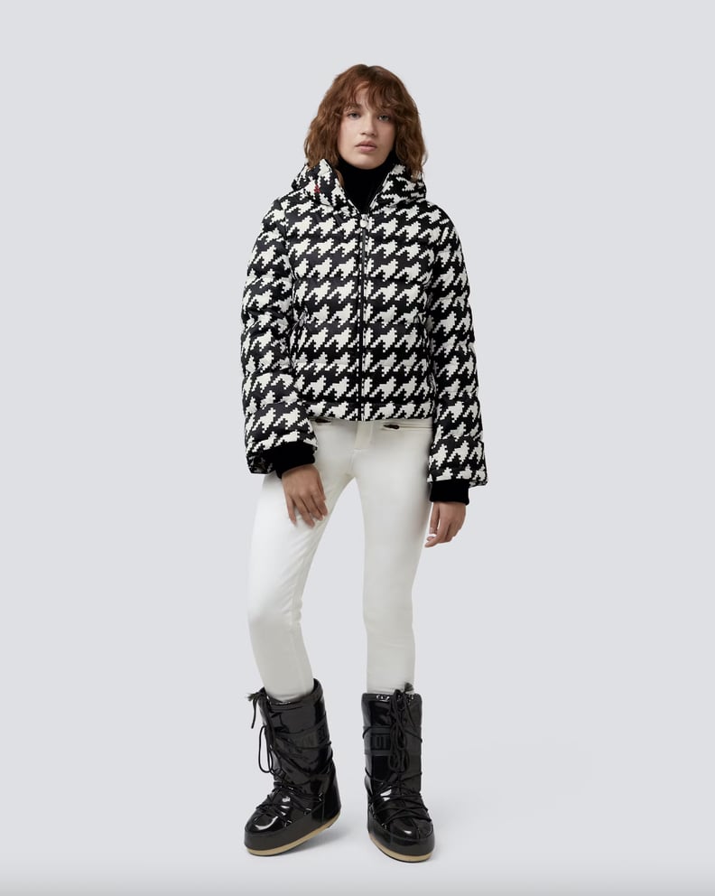 Aurore Houndstooth Print Ski Trousers by Perfect Moment – Borrowed From