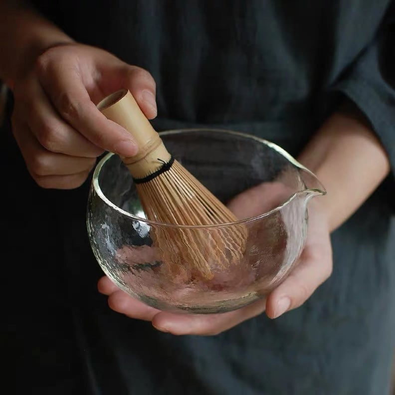 A Matcha Bowl: Vanilla Bean Unique Matcha Bowl With Spout