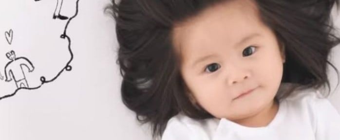 Baby Chanco Pantene Hair Model