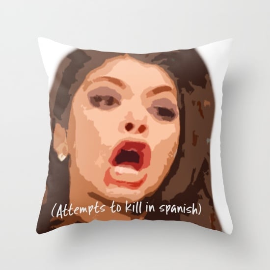 Soraya Montenegro Throw Pillow ($20)