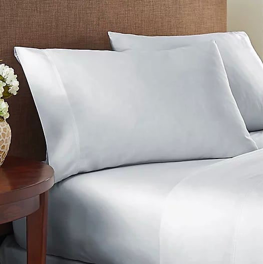 Nestwell Washed Cotton Percale 180-Thread-Count Queen Sheet Set