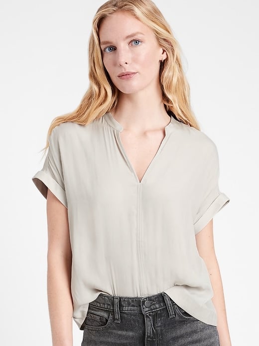 Banana Republic Swing Popover Top