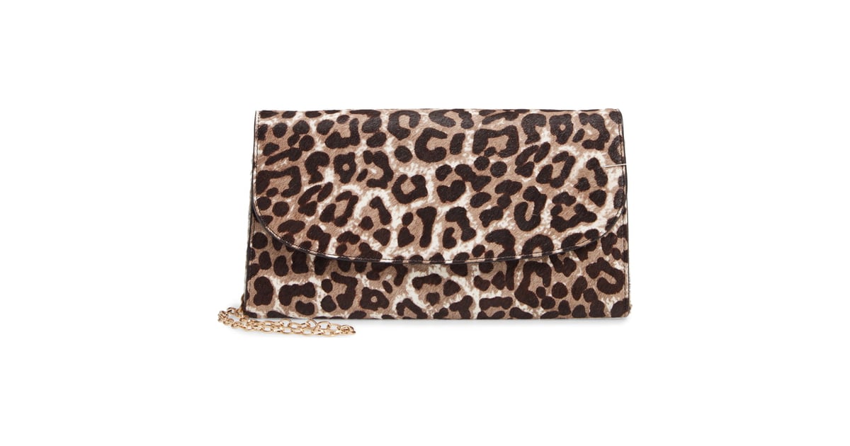 Nordstrom Genuine Calf-Hair Leopard-Print Clutch | Top-Rated Products on Sale at Nordstrom ...