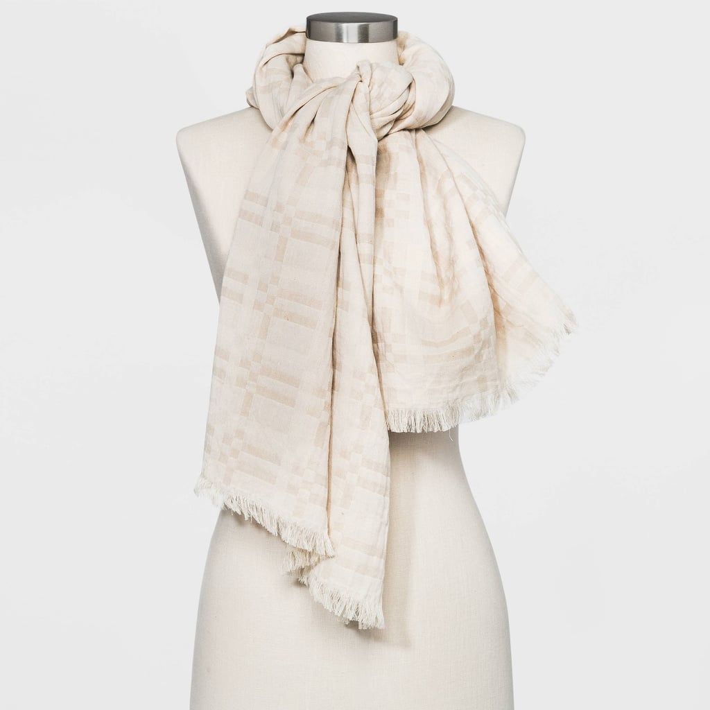 A Fall Must-Have: Universal Thread Women's Plaid Oversized Square Scarf