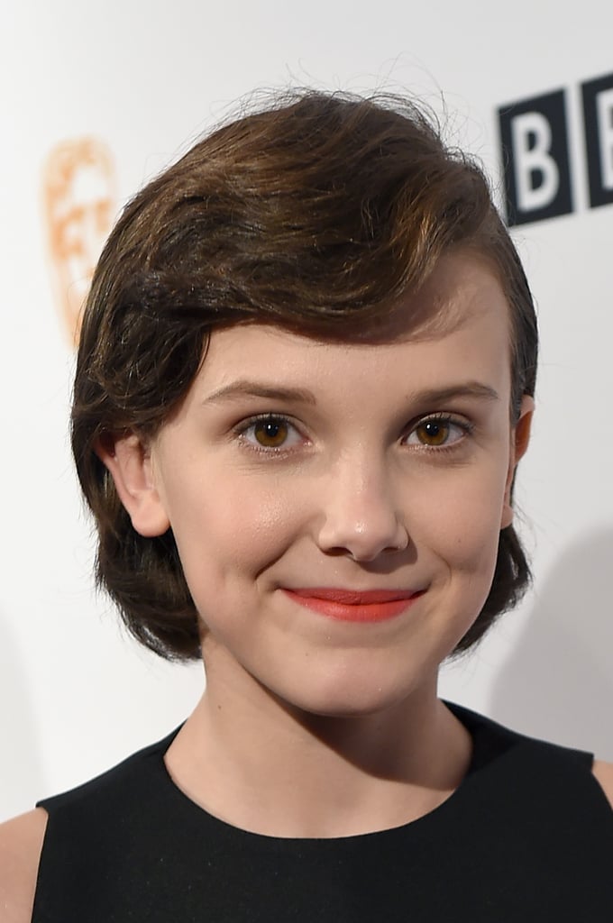 Millie Bobby Brown With a Shag Haircut in 2017