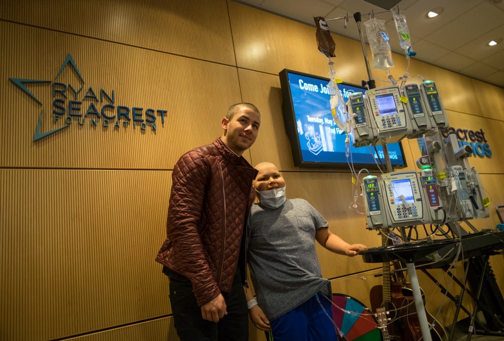 Nick Jonas Visiting the Children's Hospital of Orange County