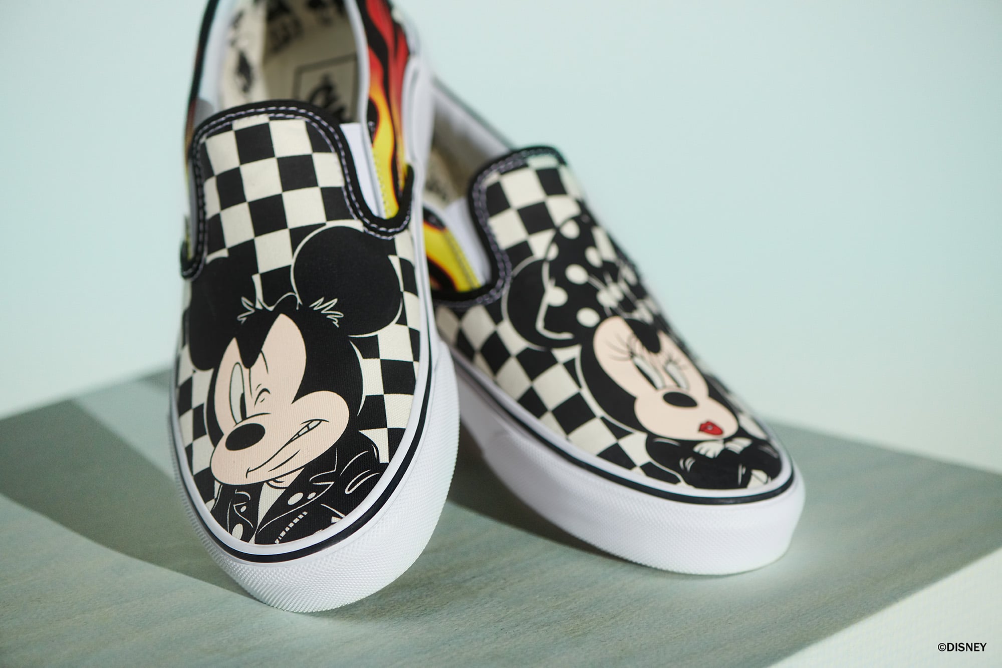 mickey and minnie mouse vans