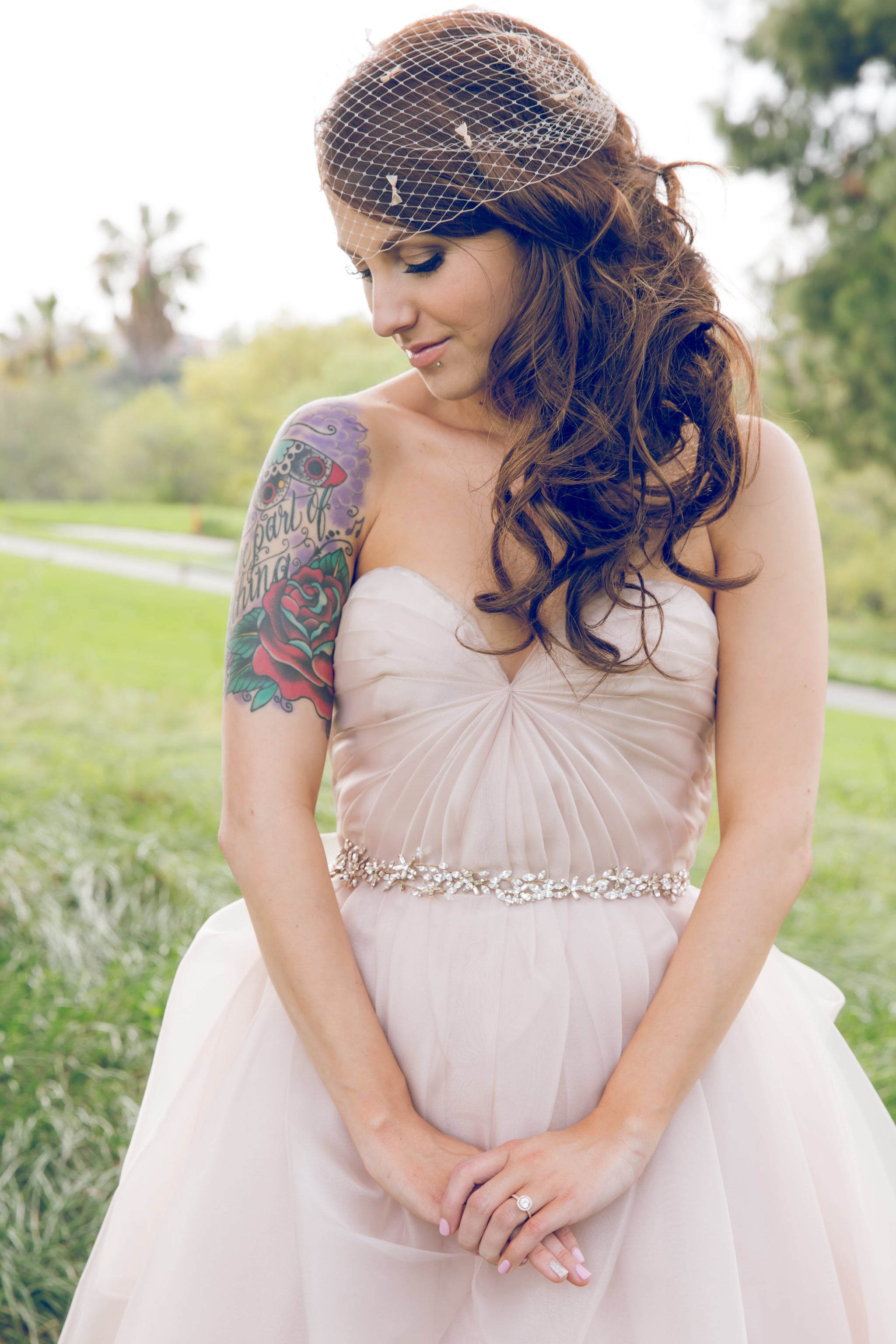 22 Beautiful Brides Who Showed Off Their Tattoos With Pride  Brides with  tattoos Beautiful bride Bride