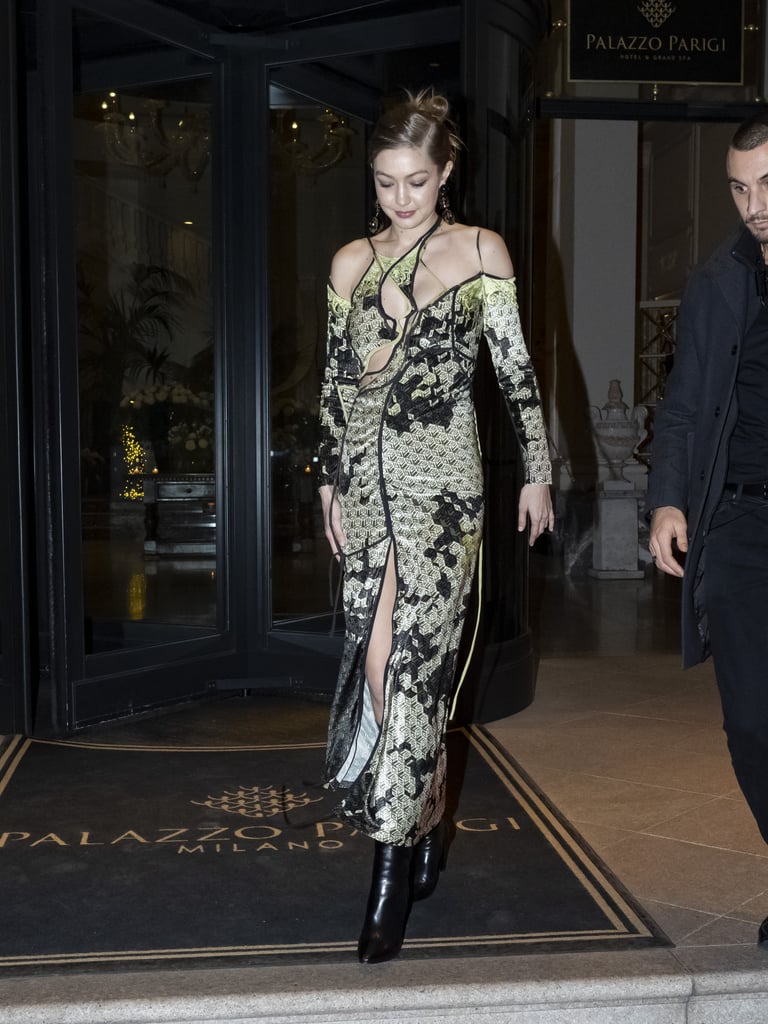 Gigi Hadid at Milan Fashion Week 2020