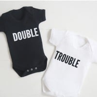 My 1st Years Double Trouble Bodysuit Twin Set