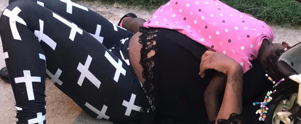 Police Officer Helps Pregnant Mom Sleeping on Sidewalk