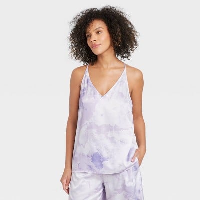 Stars Above Tie-Dye Satin Sleep Camisole