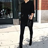 The Time Her Platform Boots Elongated Her Legs