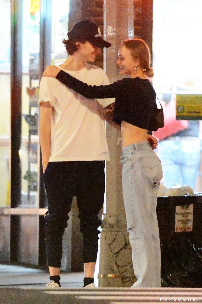 Timothée Chalamet and Lily-Rose Depp Out in NYC Pictures