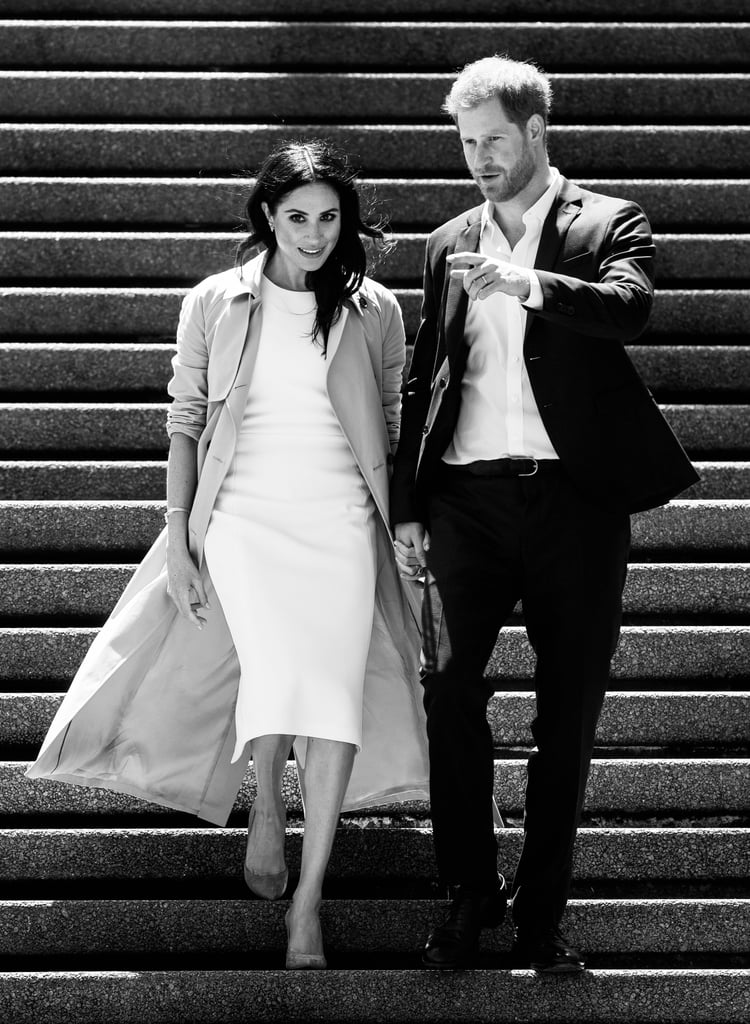 Prince Harry and Meghan Markle Black and White Photos