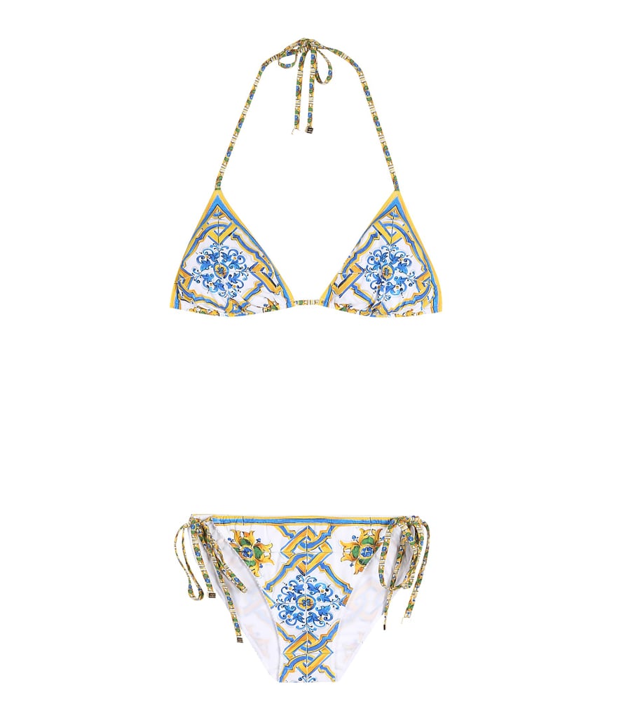 Emily Ratajkowski Dolce and Gabbana Bikini August 2016 | POPSUGAR Fashion