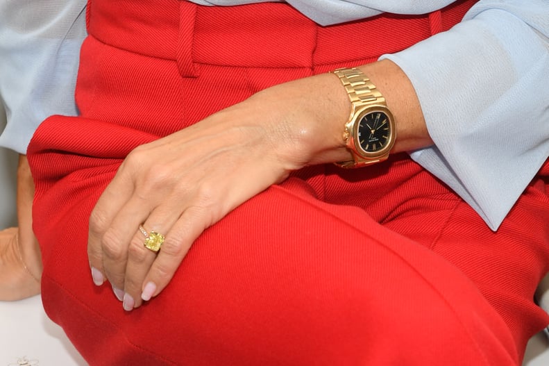 Victoria Beckham's Engagement Rings: The Square-Cut Yellow Diamond