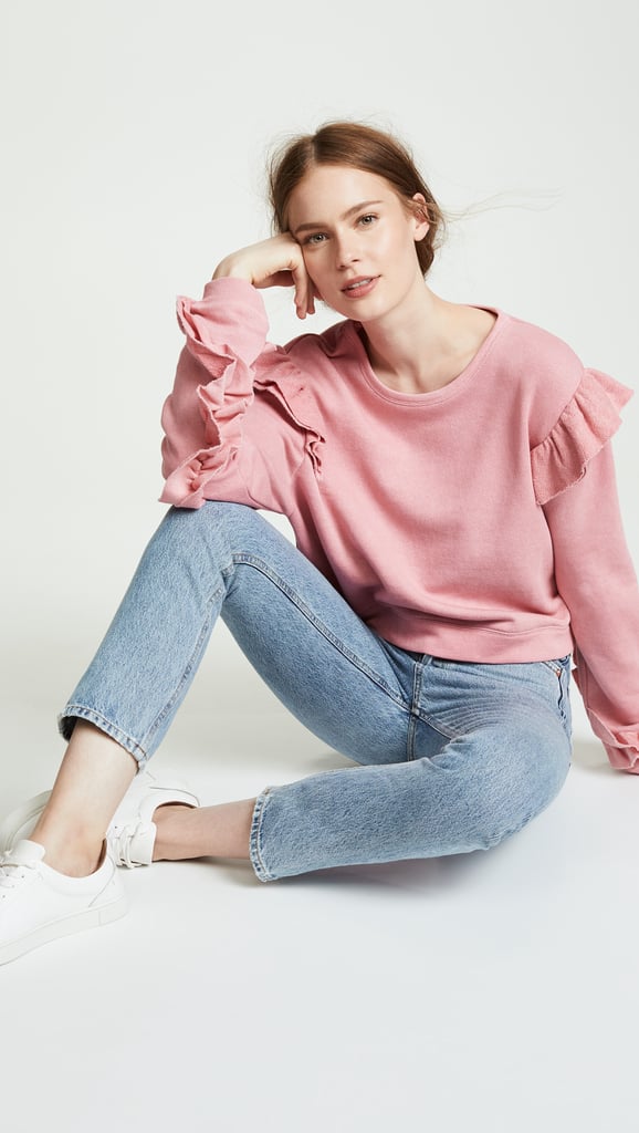LOVESHACKFANCY Ruffle Sweatshirt
