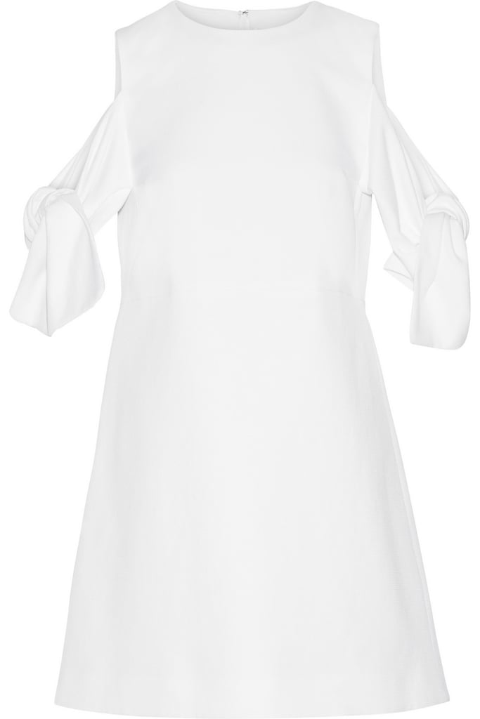 Victoria Victoria Beckham Knotted cotton-piqué mini dress ($880)
