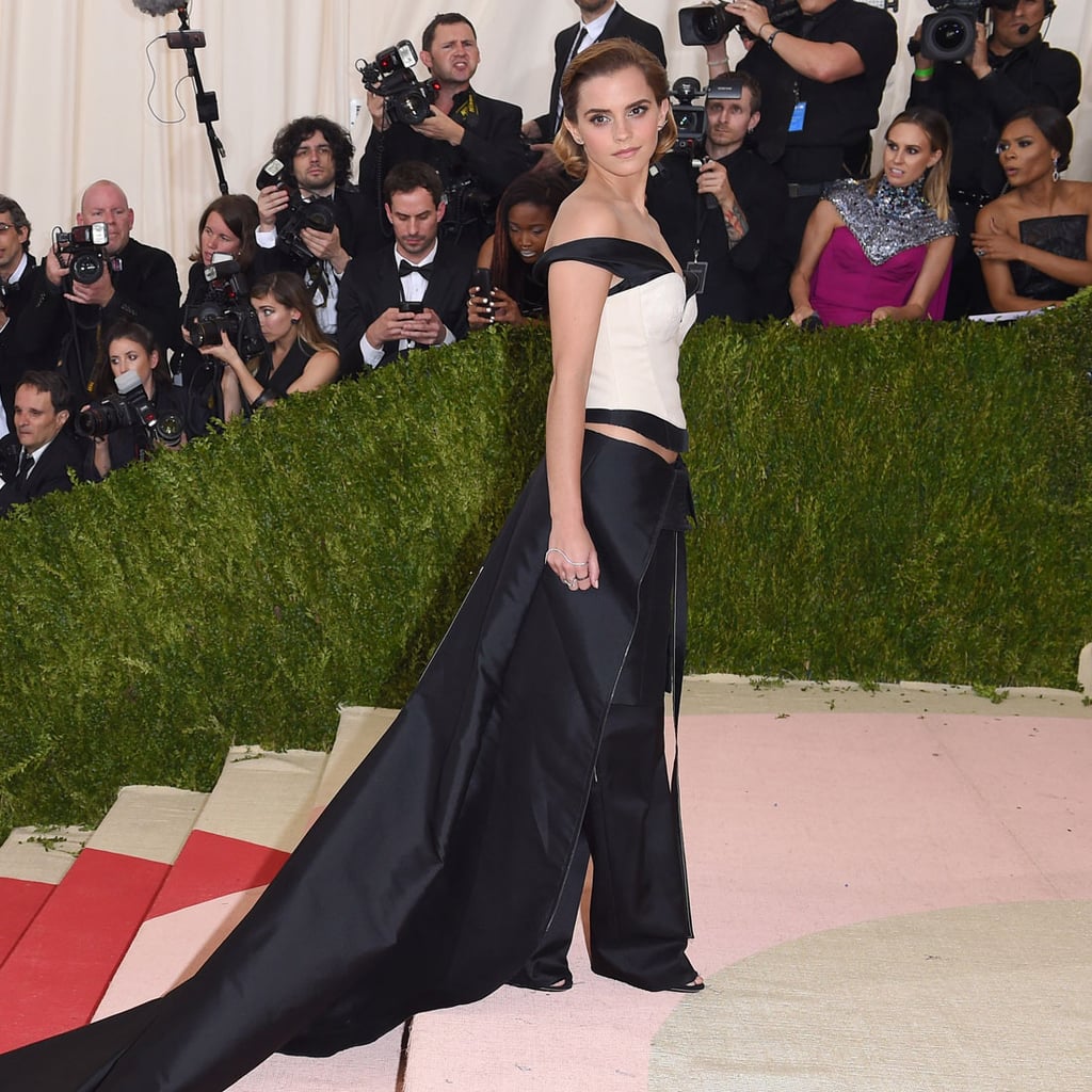 Emma Watson Wearing Calvin Klein at the Met Gala 2016