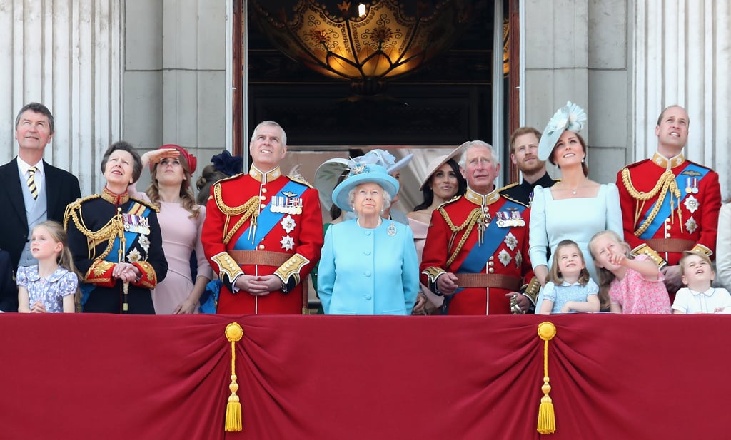 The British Royal Family Debuts at Trooping the Colour