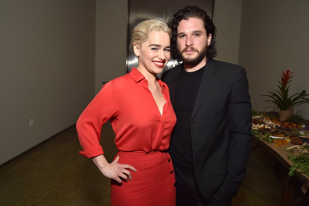 Kit Harington and Emilia Clarke at Haiti Rising Gala 2018