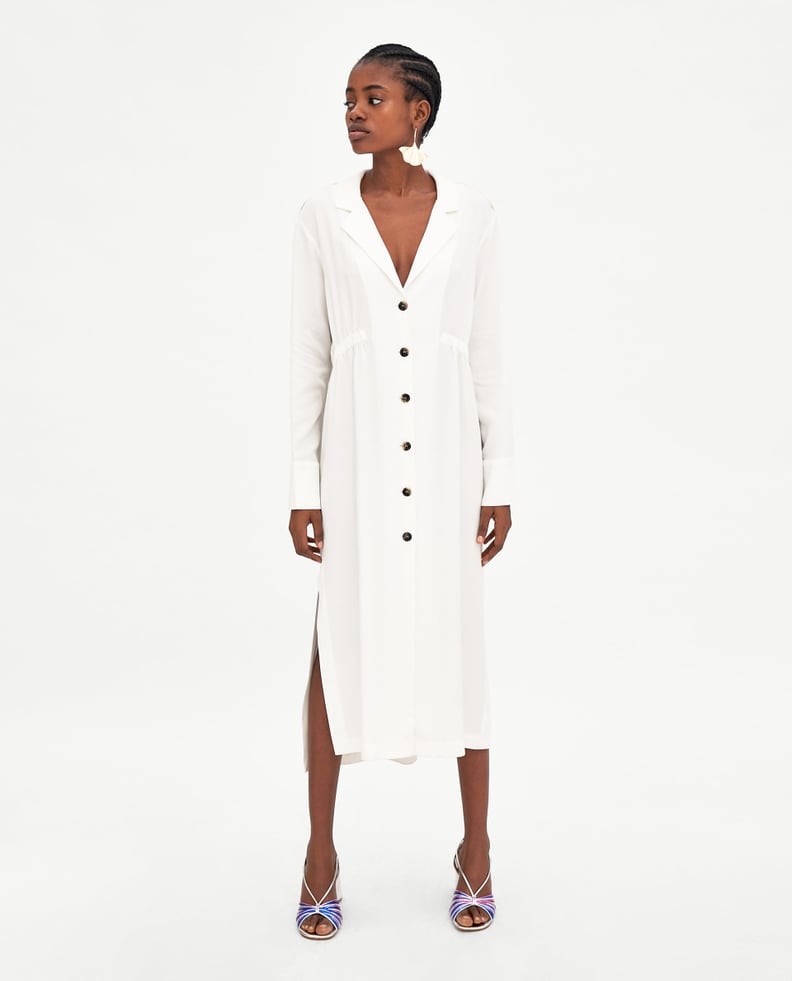 Jessica Biel's White Wedding Guest Dress | PS Fashion