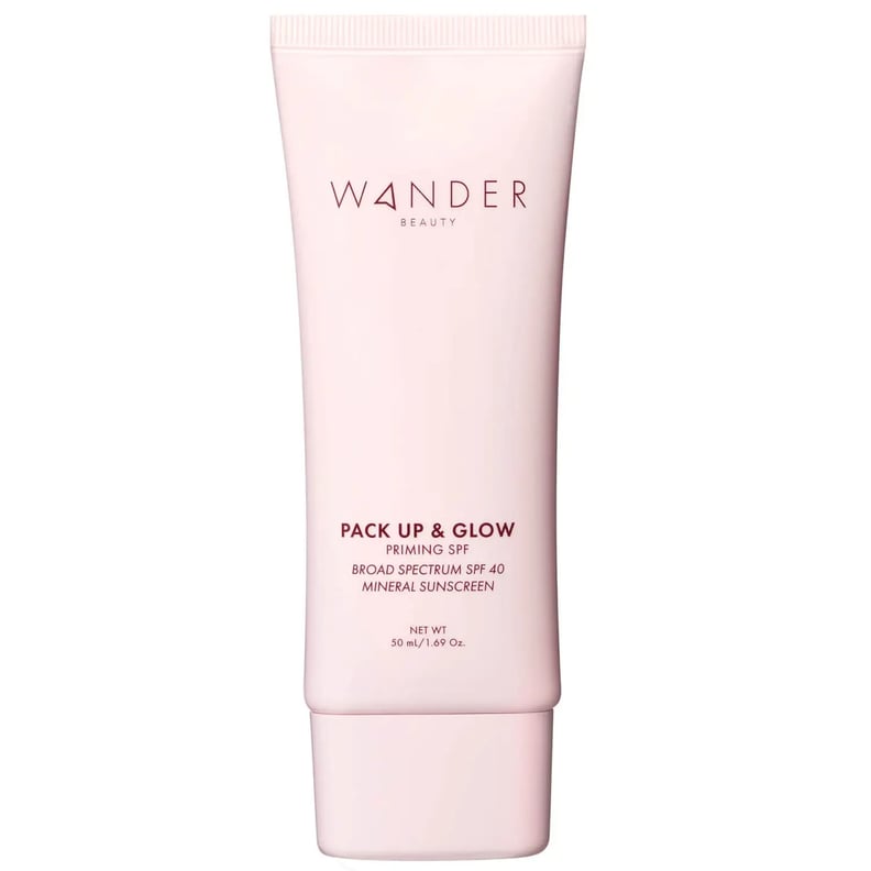 A Staple Sunscreen: Wander Beauty Pack Up and Glow Priming SPF 40