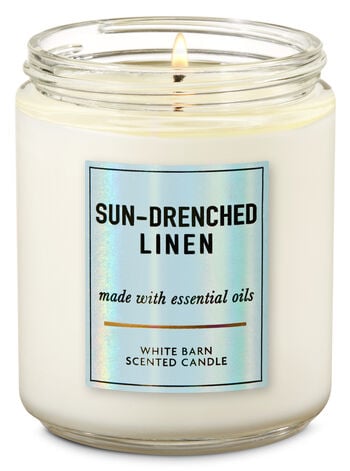 Sun-Drenched Linen Single Wick Candle