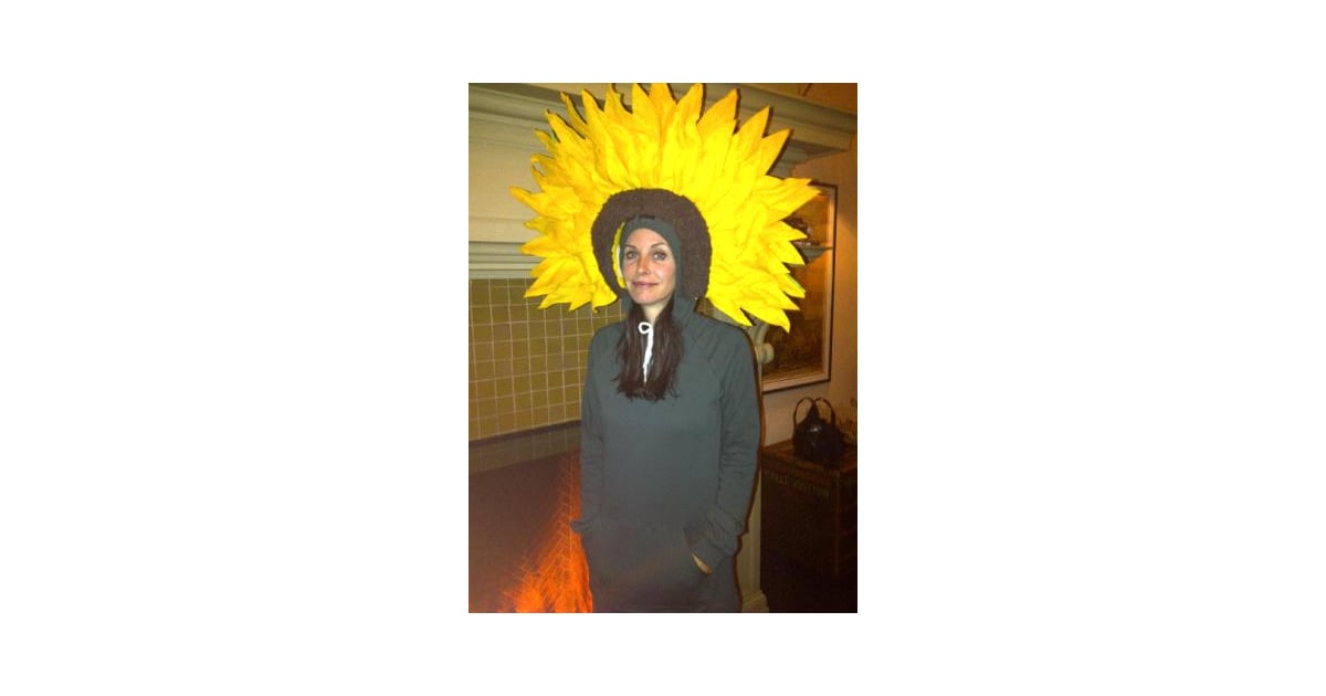 Courteney Cox as a Sunflower | Celebrity Halloween ...